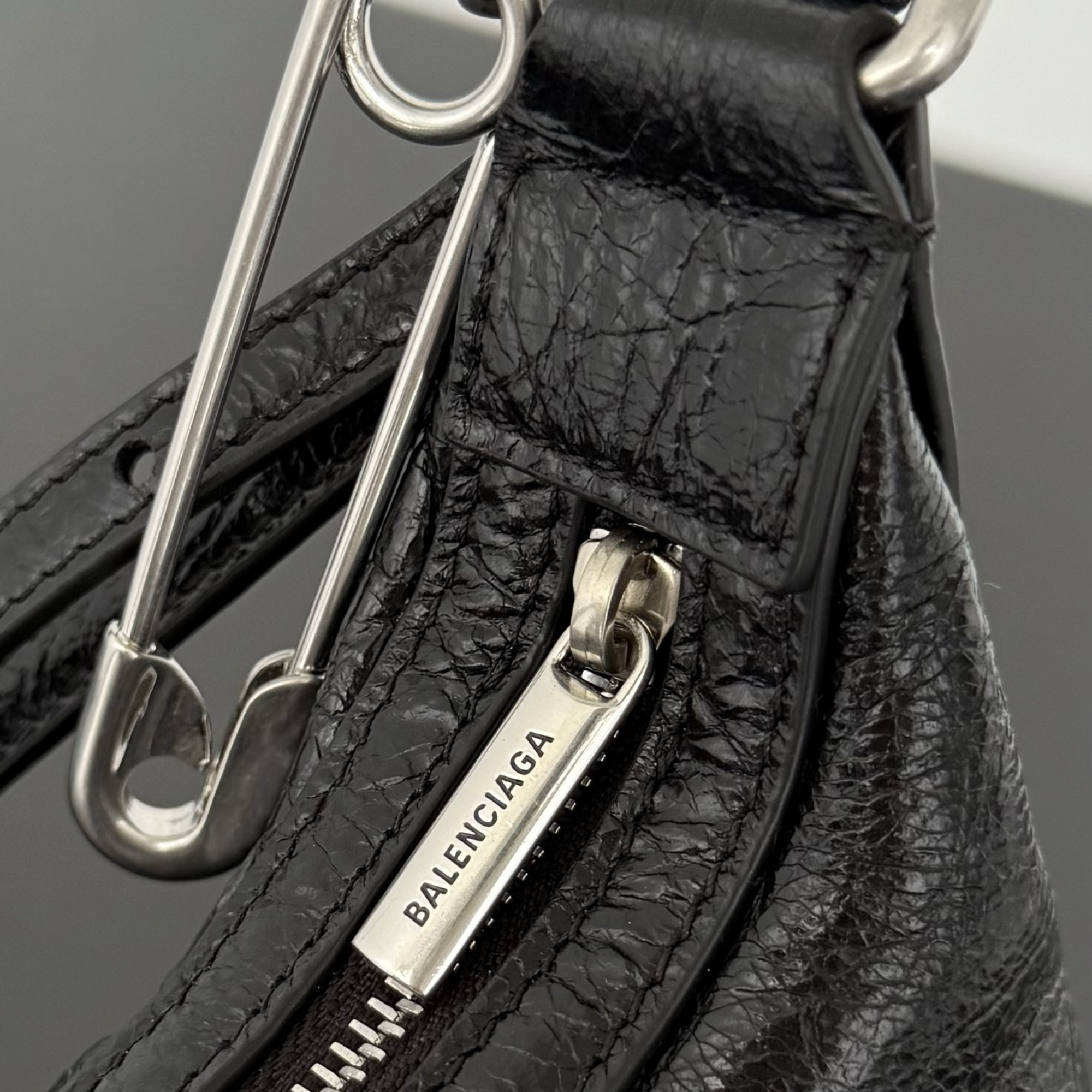 Balenciaga Pamela Shoulder Bag Small Black 28cm/11in