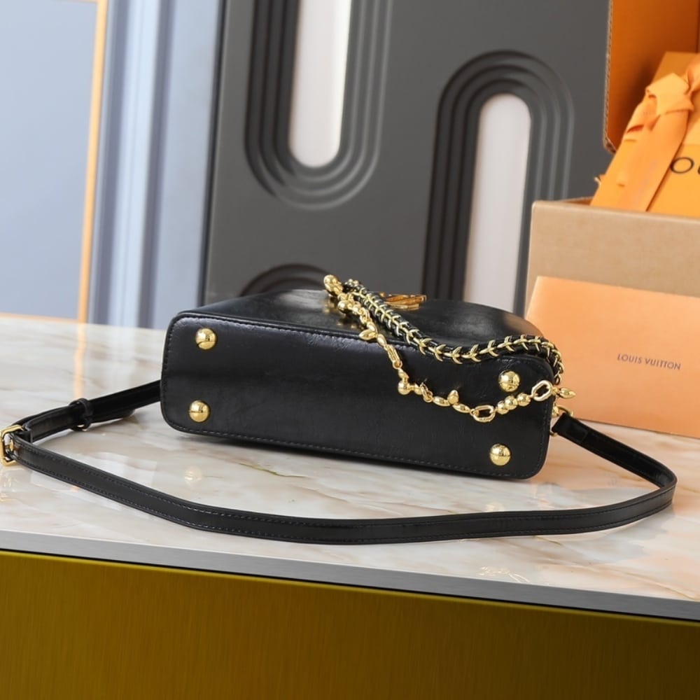 Louis Vuitton Capucines East West BB Black 26Cm M25492