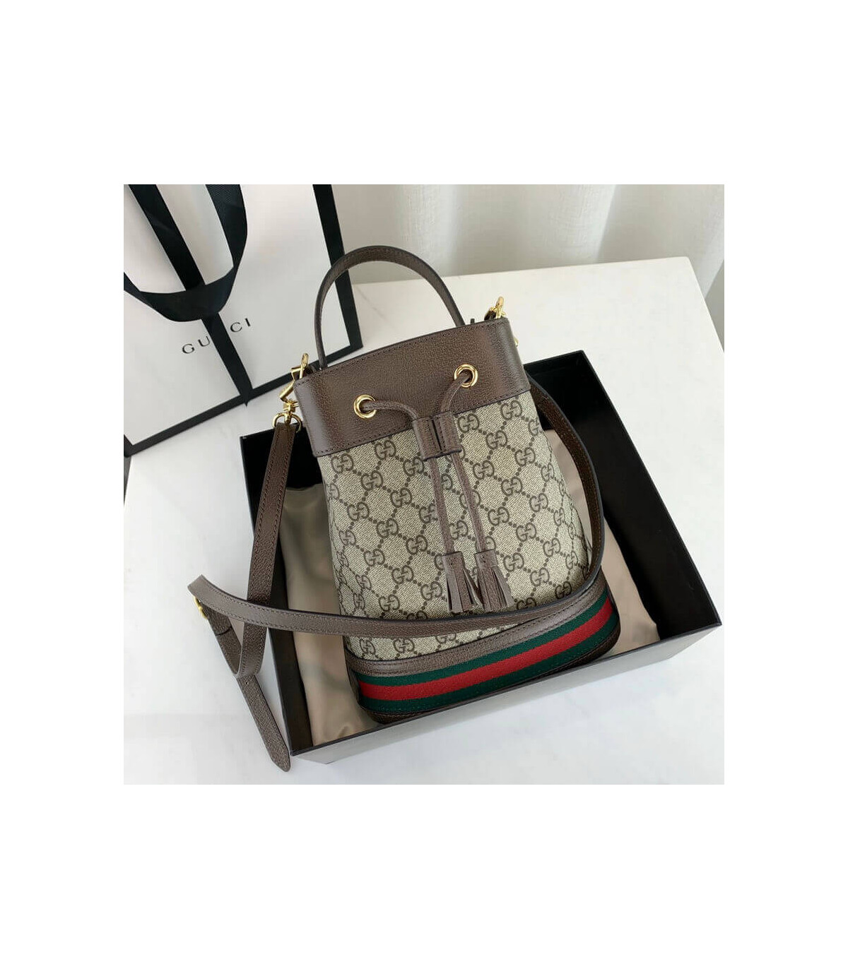 Gucci Ophidia Small GG Bucket Bag