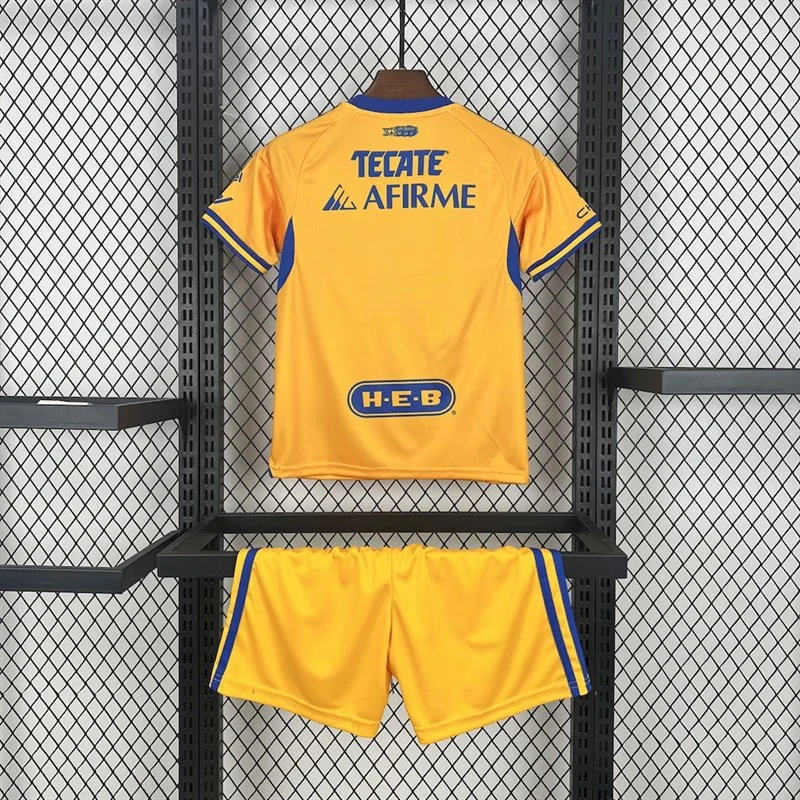 2025-26 Tigres UANL Home Kids Football jersey