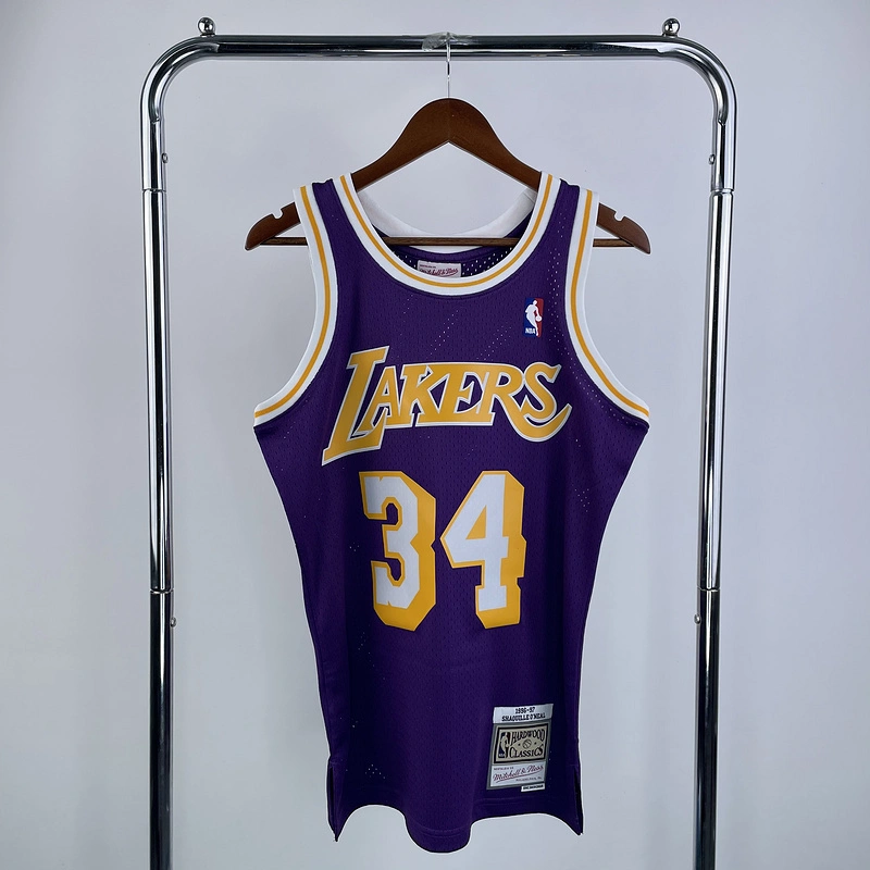 1996-97 NBA Lakers  34 O'NEAL Basketball Jersey