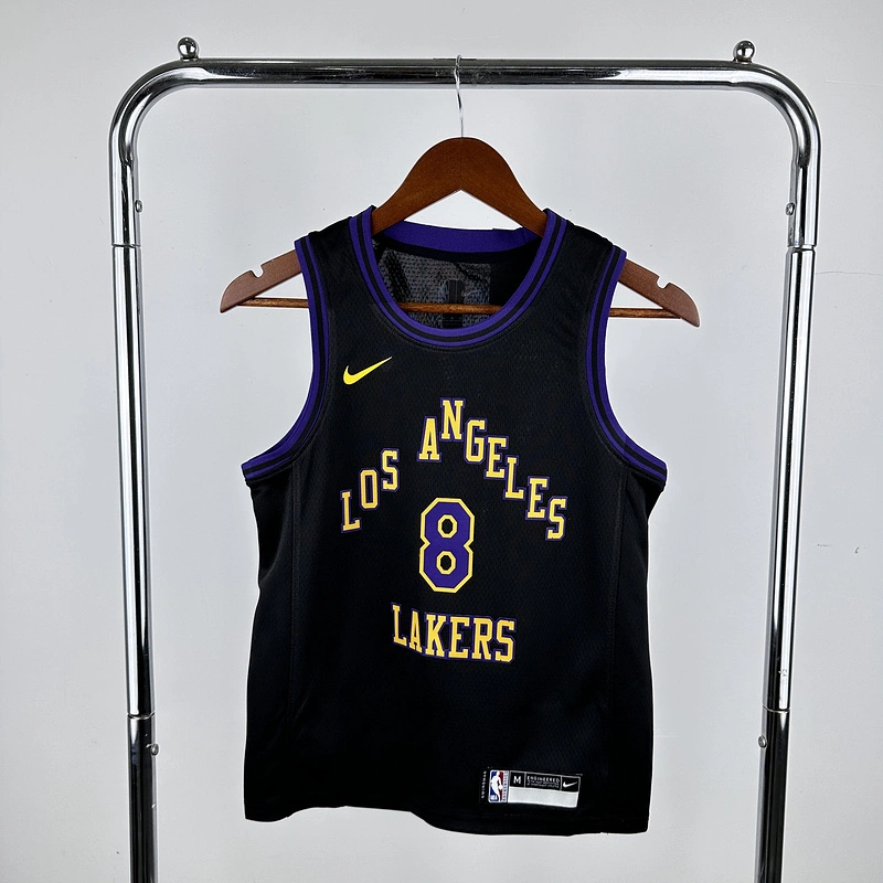 2024 NBA Lakers KIDS 8 BRYANT Basketball Jersey