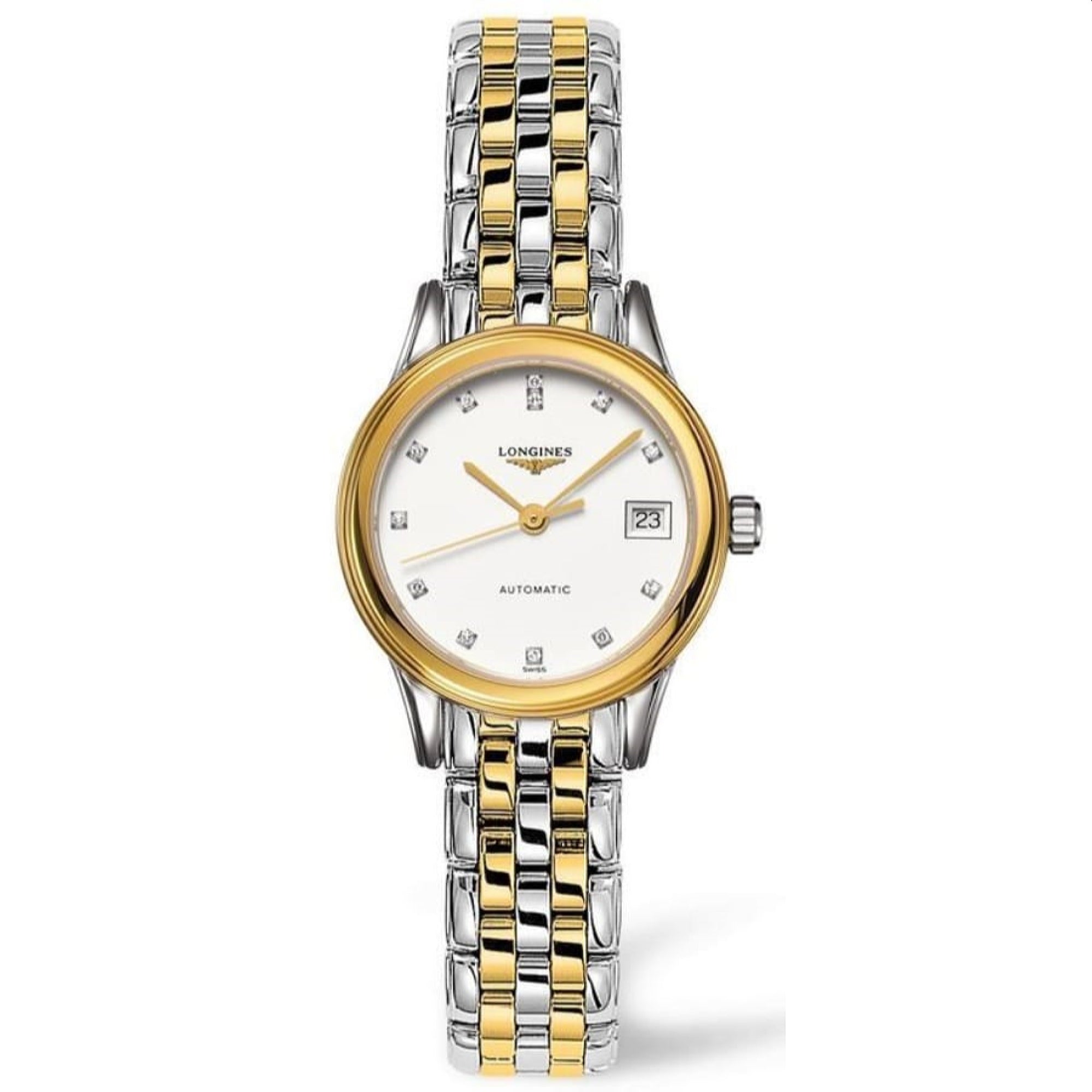 【Super Clone】Longines Women's L4.274.3.27.7 La Grande Classique Diamond Two-Tone Stainless Steel Watch
