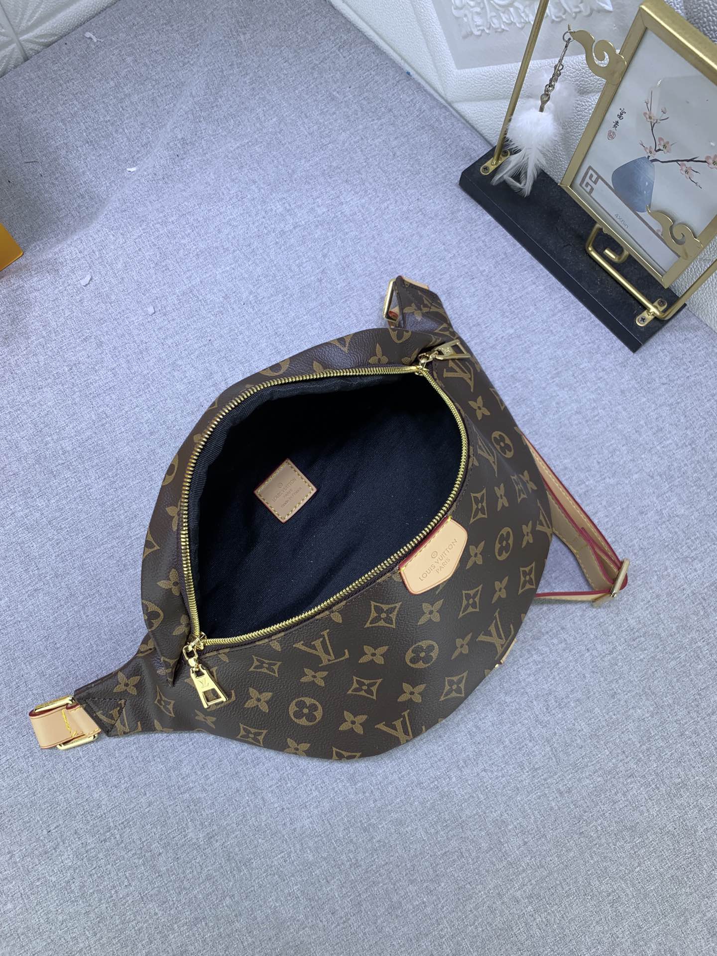Louis Vuitton Monogram Bumbag Brown 37Cm