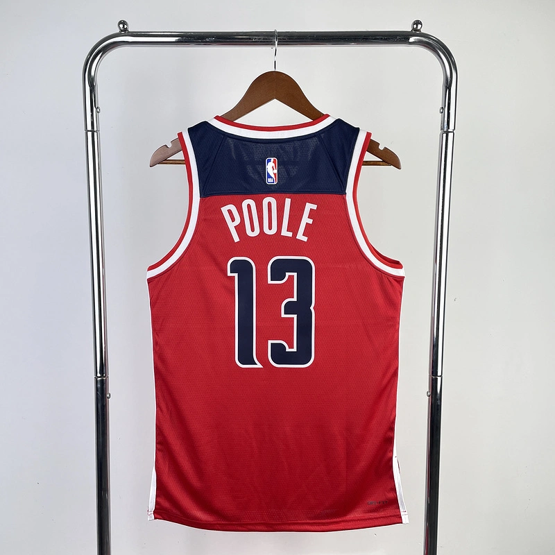 2023 NBA Washington Wizards 13 Poole Basketball Jersey