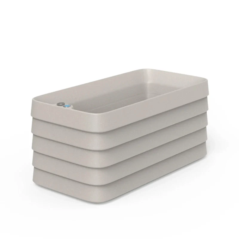 TruDrop Slat Planter Box
