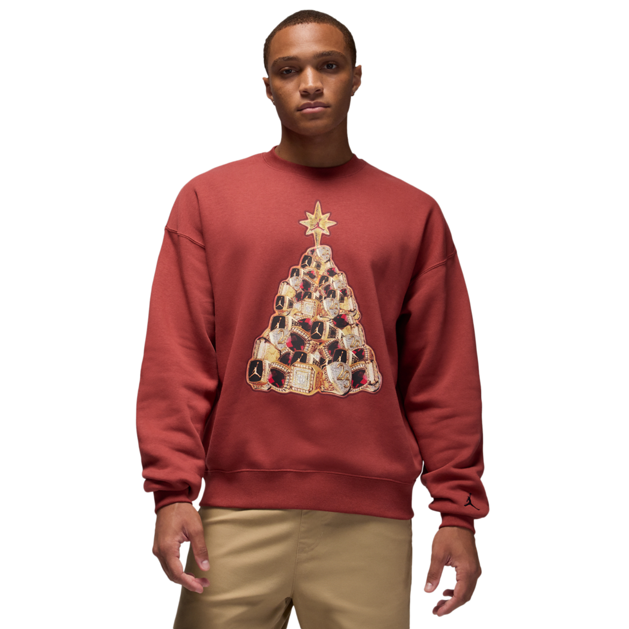 Jordan Brooklyn Holiday Fleece Crew