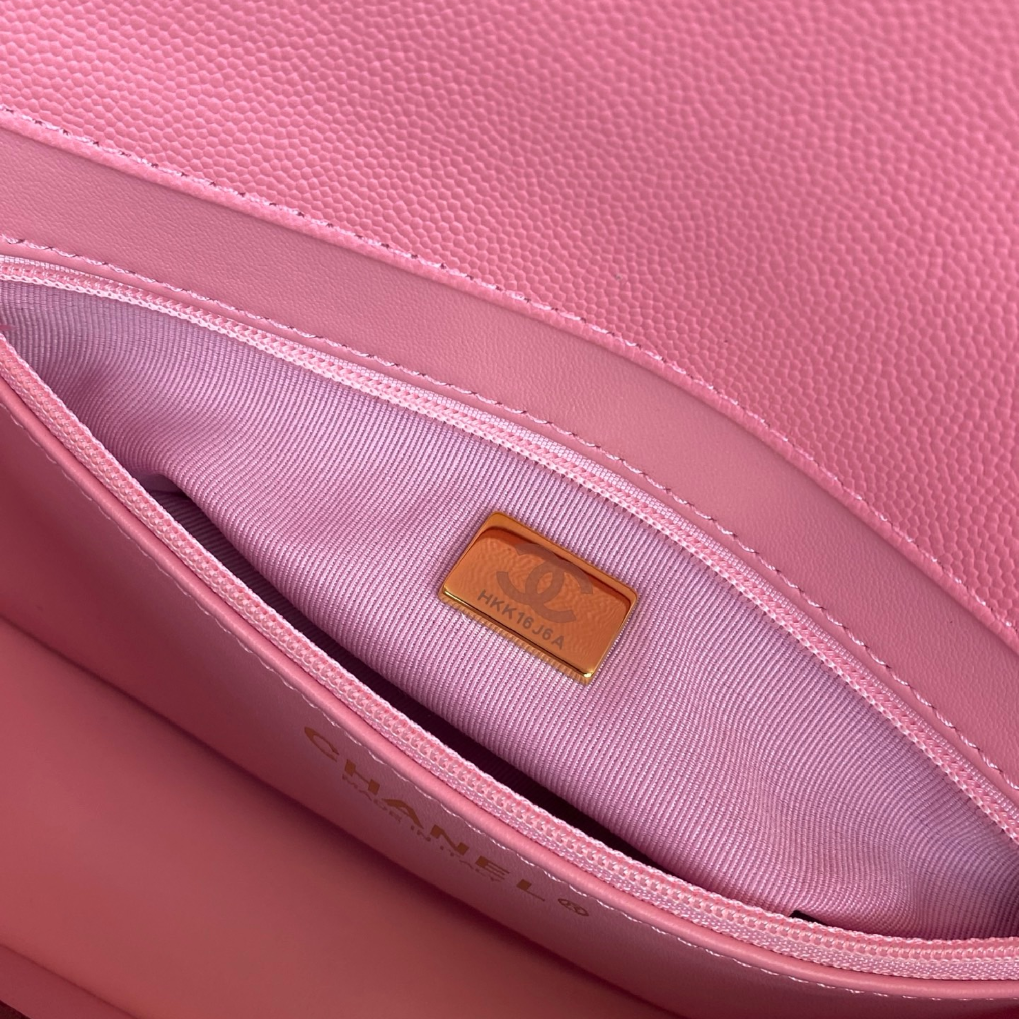 Chanel Clutch Pink Bag 17cm/6.7in