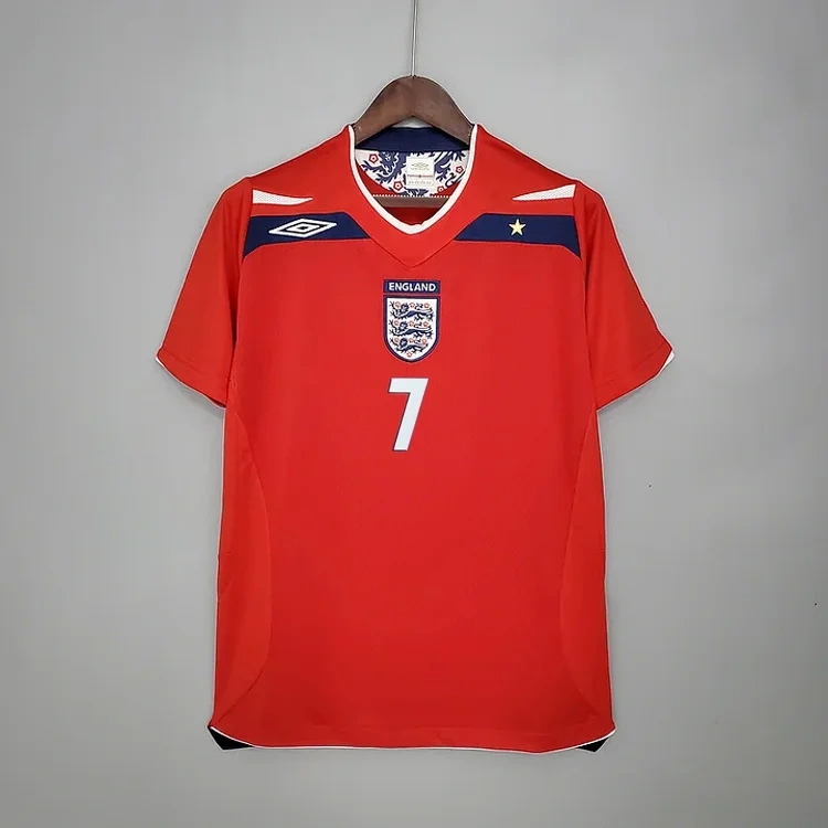 Retro England 2008-10 away Beckham Terry GERRARD Football jersey retro