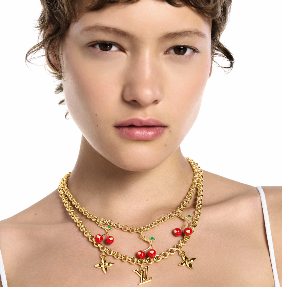LOUIS VUITTON M02804 LV x TM Cerise Necklace