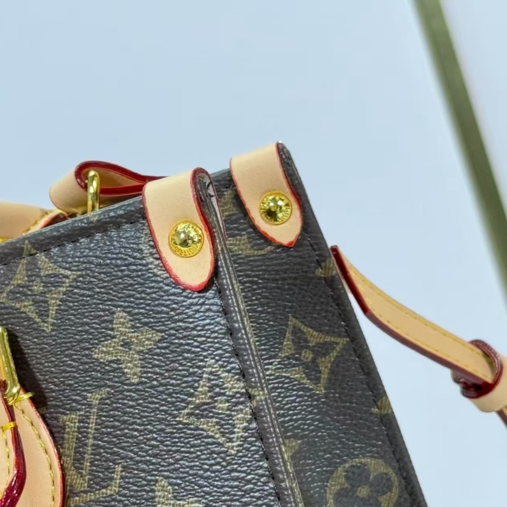 Louis Vuitton X Takashi Murakami Onthego BB Monogram Canvas Brown 18Cm M13668
