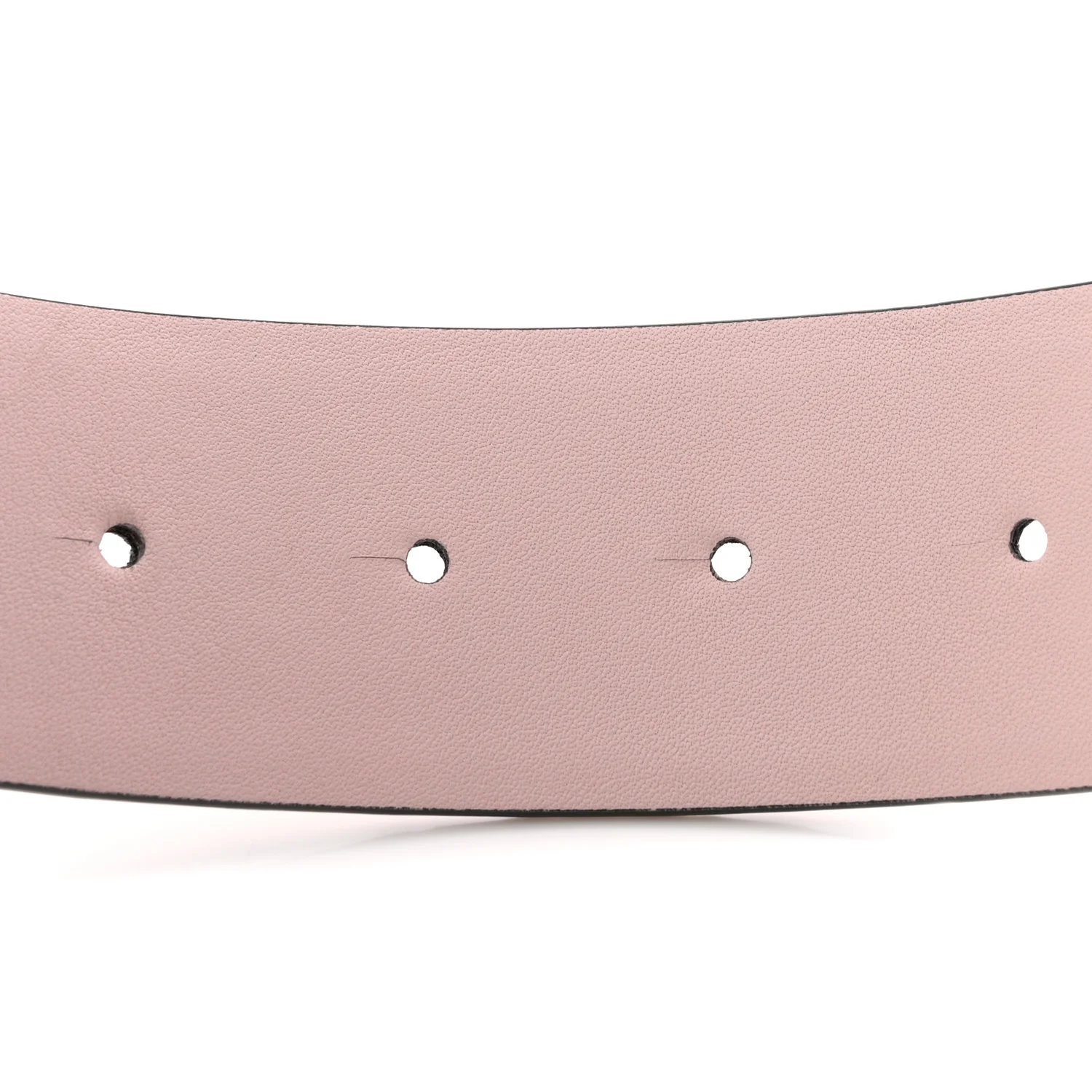Crocodile Embossed Calfskin VLogo Belt 90 36 Pink