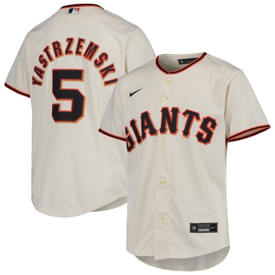 Mike Yastrzemski San Francisco Giants Youth Alternate Player Jersey Cream