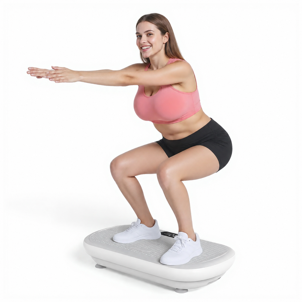 🔥Summer Sale🔥High-Power Vibration Plate Exercise Machine – 440lb Capacity, Remote Control & 4 Workout Modes