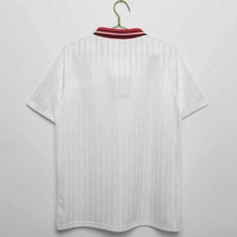 retro 1996 Türkiye away Turkish football jersey Fan version