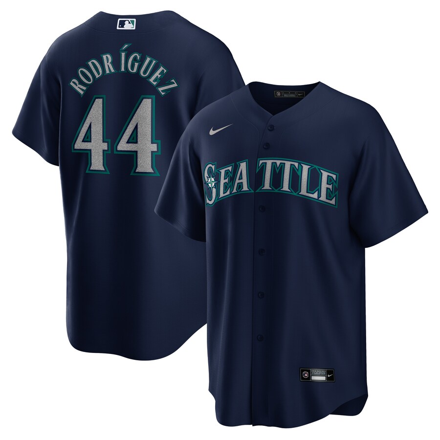 Julio Rodriguez Seattle Mariners Official Player Jersey Navy