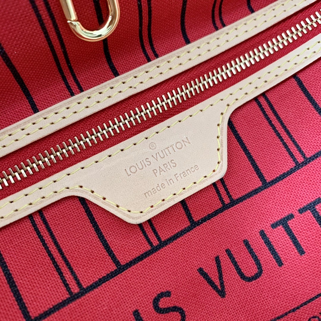 Louis Vuitton Neverfull PM Monogram Red 29Cm M41245