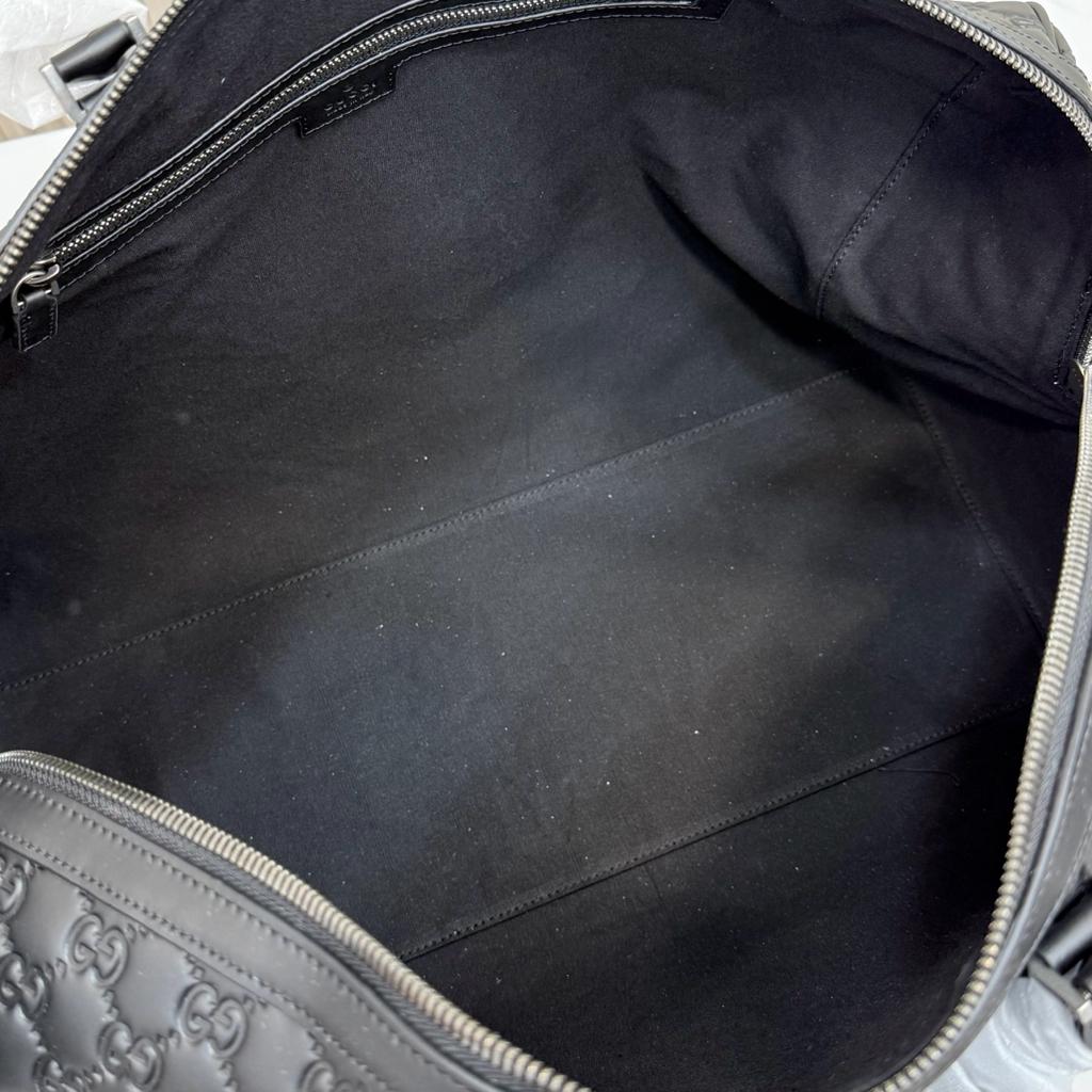 Gucci GG Emblem Medium Duffle Bag Grey 45cm/29in
