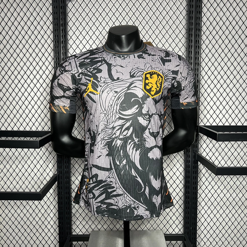 Player 2024-25 Netherlands Euro Jordan Version football jersey