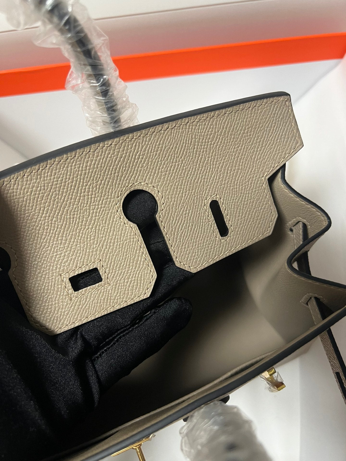 Hermes Birkin Sellier Etoupe Grey Epsom Leather Gold Hardware