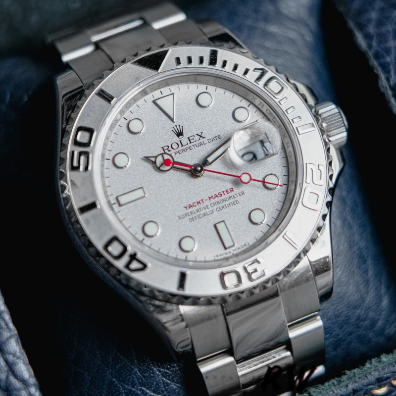 【Super Clone】Rolex Yacht Master 16622 Silver Dial 40mm Mens replica watch