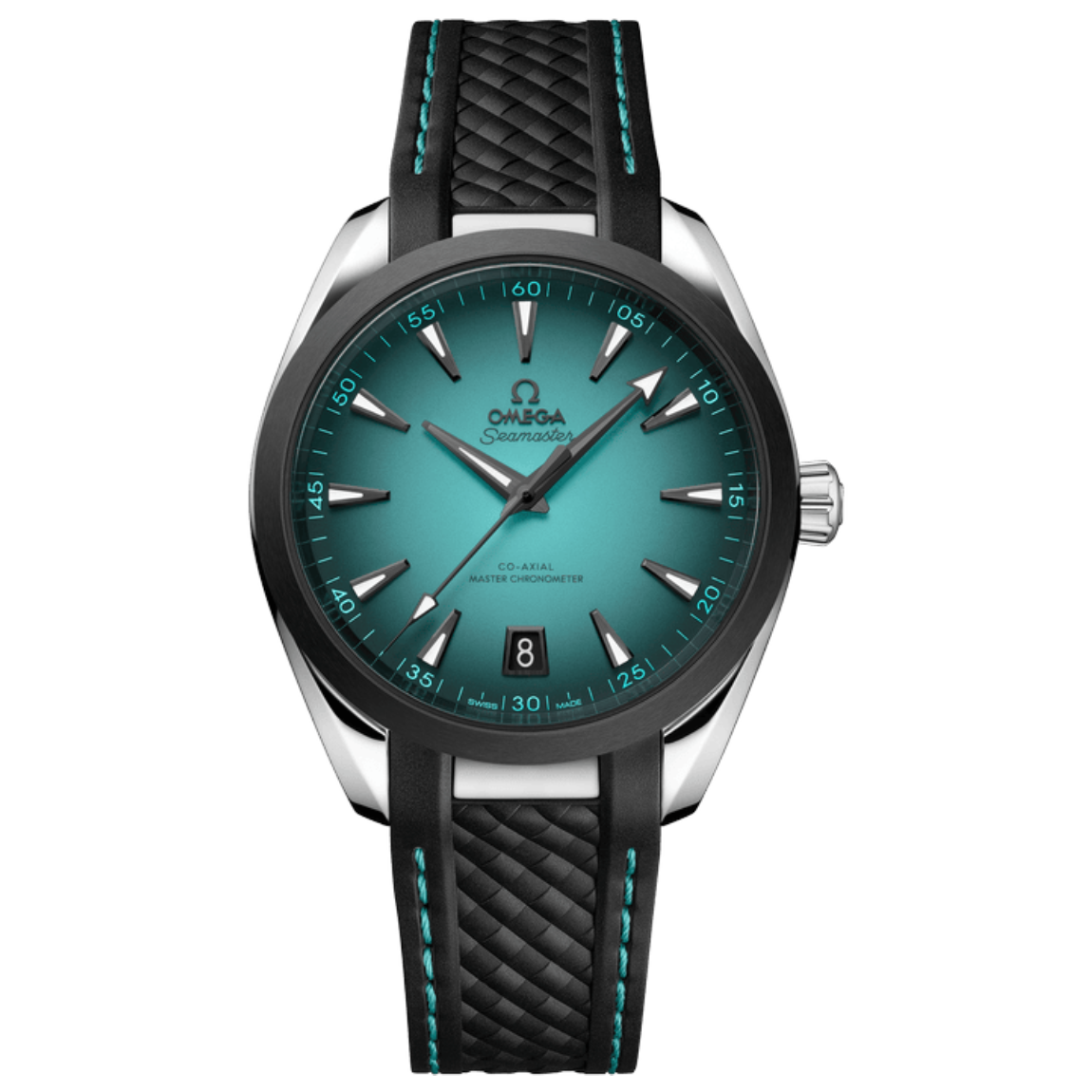 OMEGA Seamaster Aqua Terra 150m Watch, 41mm, Stainless Steel Case with Rubber Strap