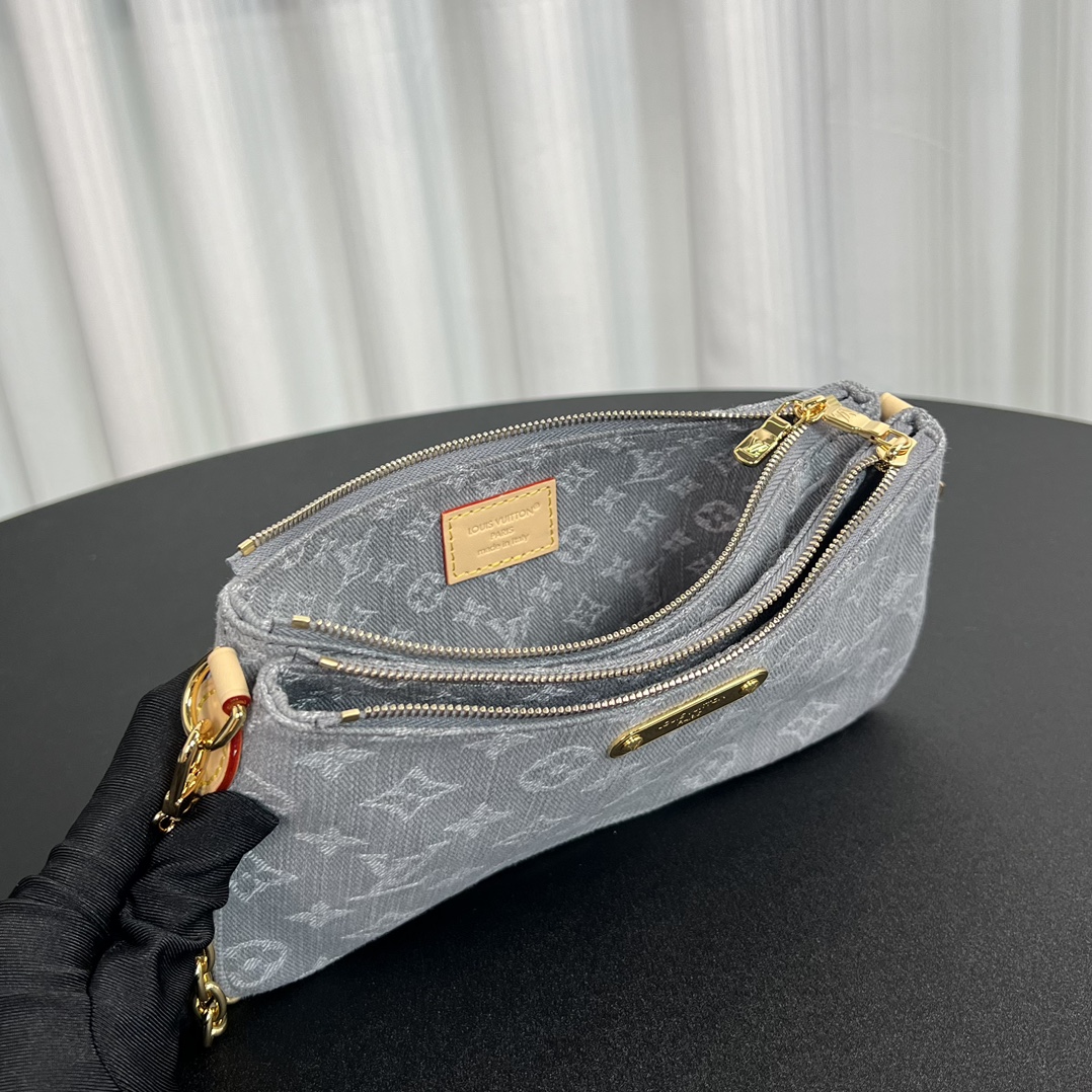 Louis Vuitton Liv Pochette Other Monogram Denim 24.5cm/ 9.6in