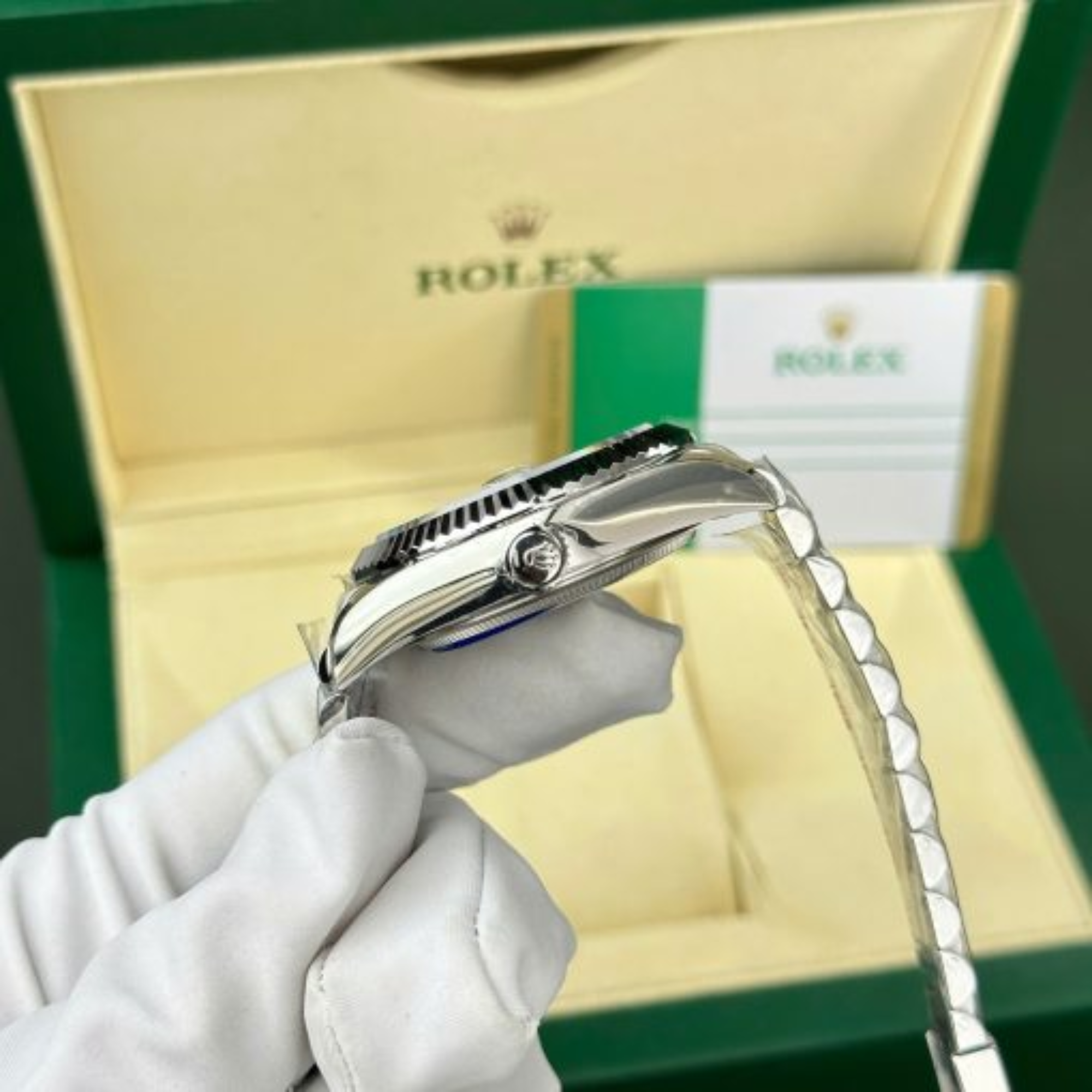 [SUPER CLONE] Rolex Sky-Dweller 42mm Steel White Dial Jubilee 336934-0004