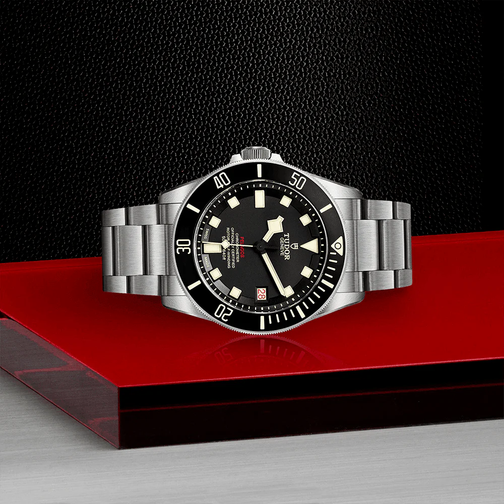 TUDOR Pelagos LHD 42mm Black Dial & Ceramic Bezel Men's Titanium Automatic Watch