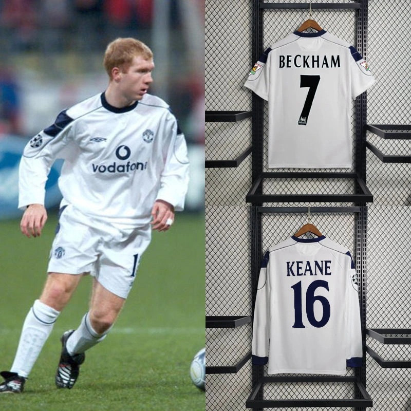 Retro 2000-01 Manchester United away Football jersey retro