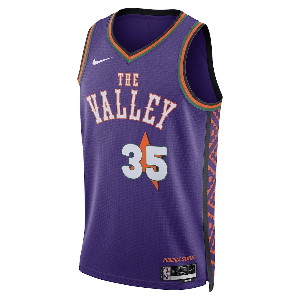 Unisex Phoenix Suns Kevin Durant Purple 2024/25 Swingman Jersey - City Edition