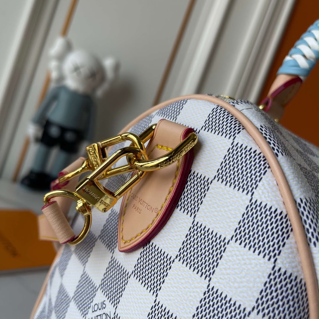 Louis Vuitton Speedy 30 Soft Damier Azur Canvas N40908