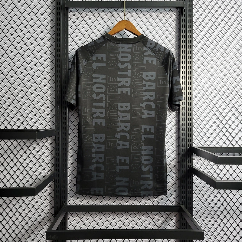 2022 Barcelona Black Training Football jersey