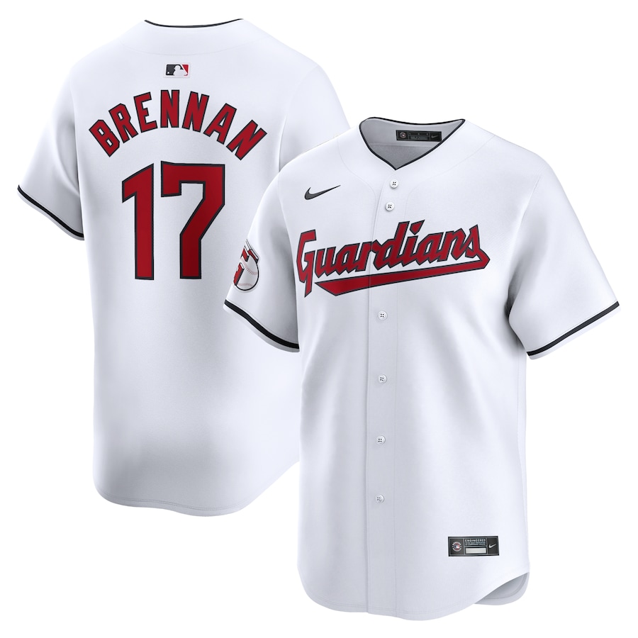 Will Brennan Cleveland Guardians Home Limited Player Jersey White