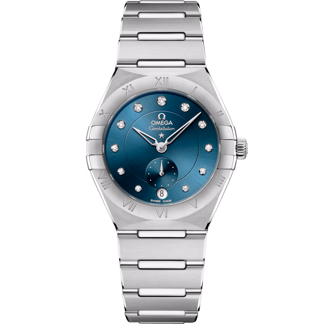 Omega Constellation 34mm Blue Dial Stainless Steel Bracelet 131.10.34.20.53.001
