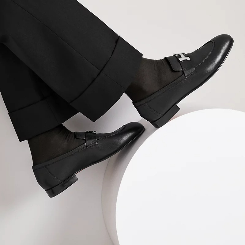 HERMES PARIS LOAFER BLACK