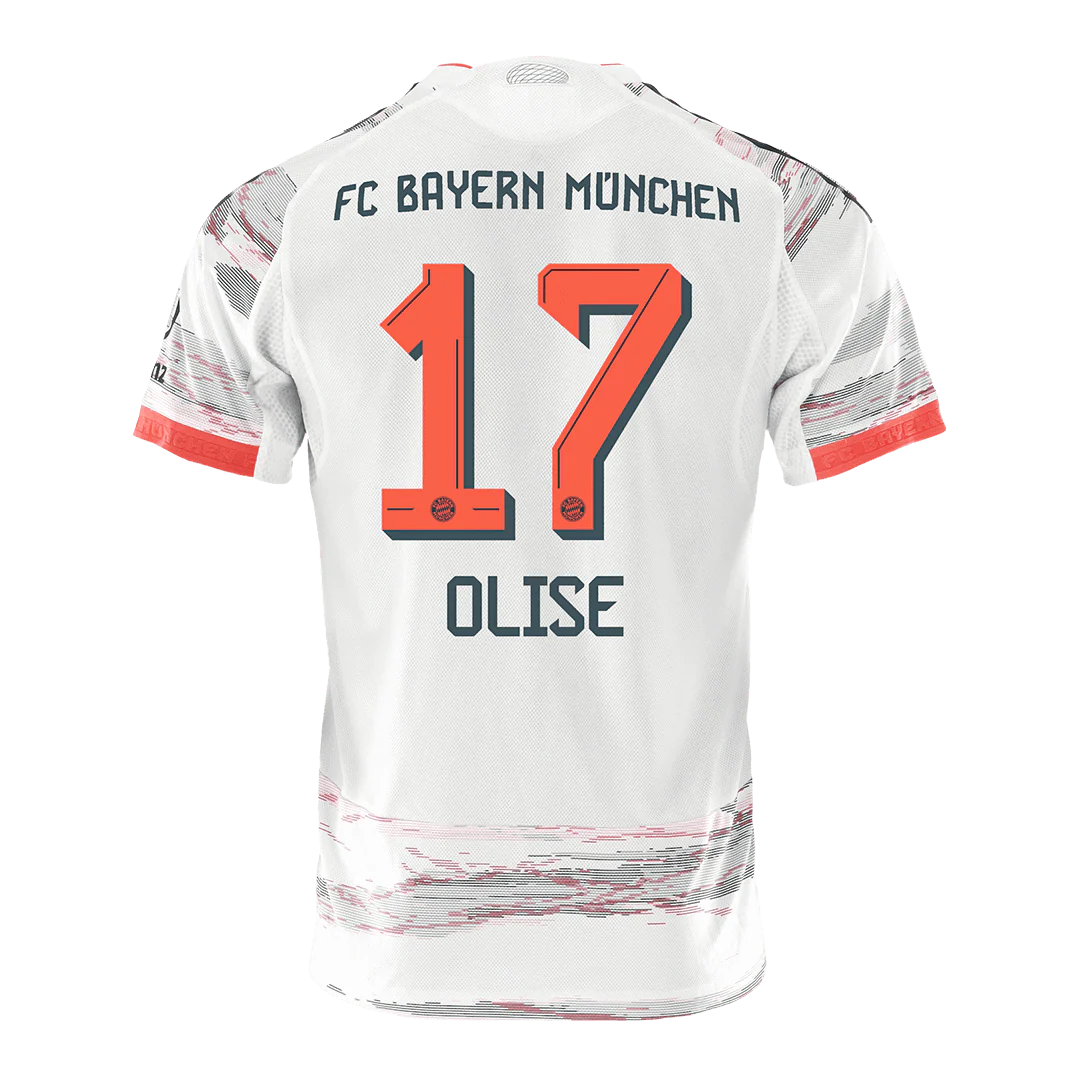 OLISE #17 Bayern Munich Away Player Version Soccer Jersey 2025/26