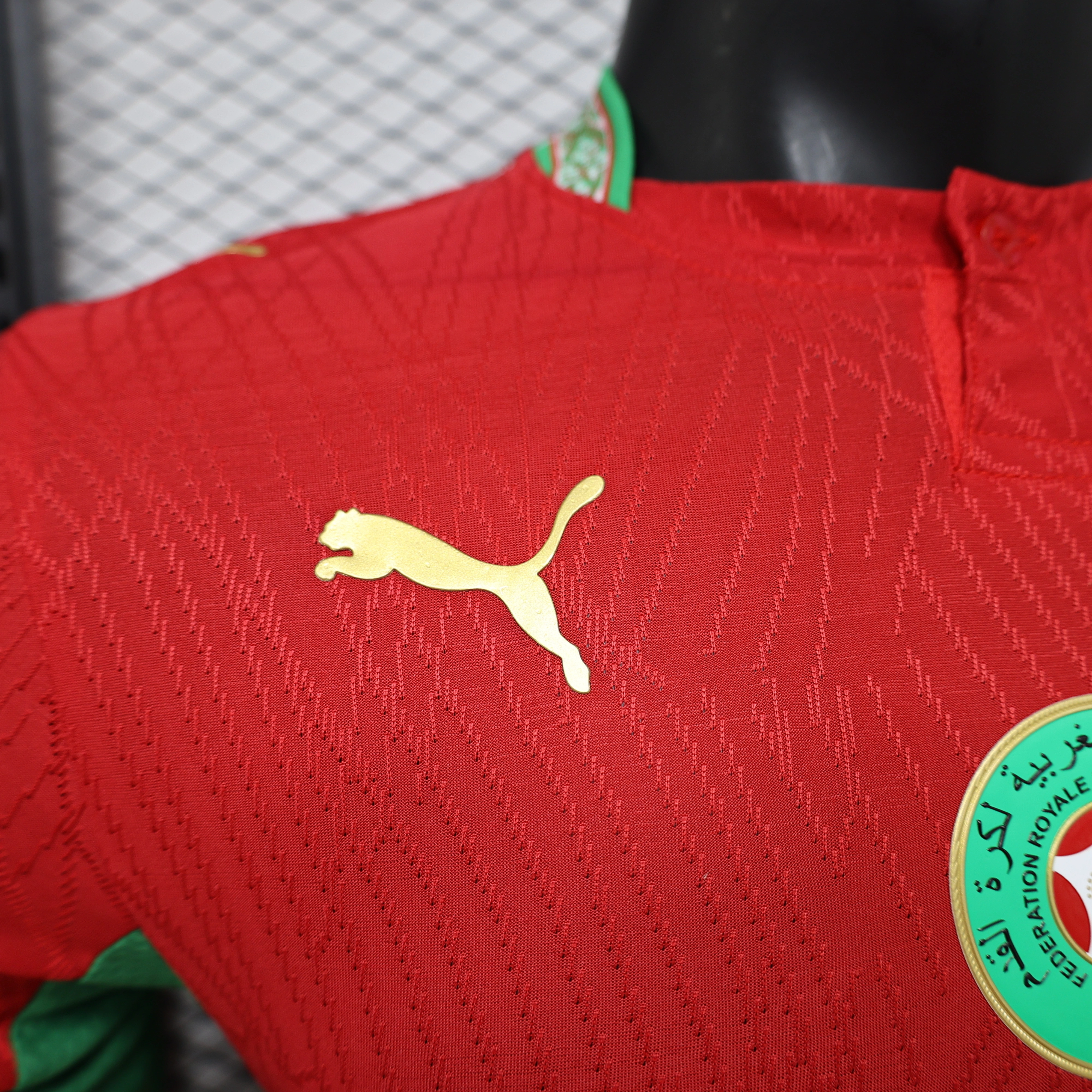 World Cup 2026 Morocco Team Home Football Jersey Player Version - JerseyFun