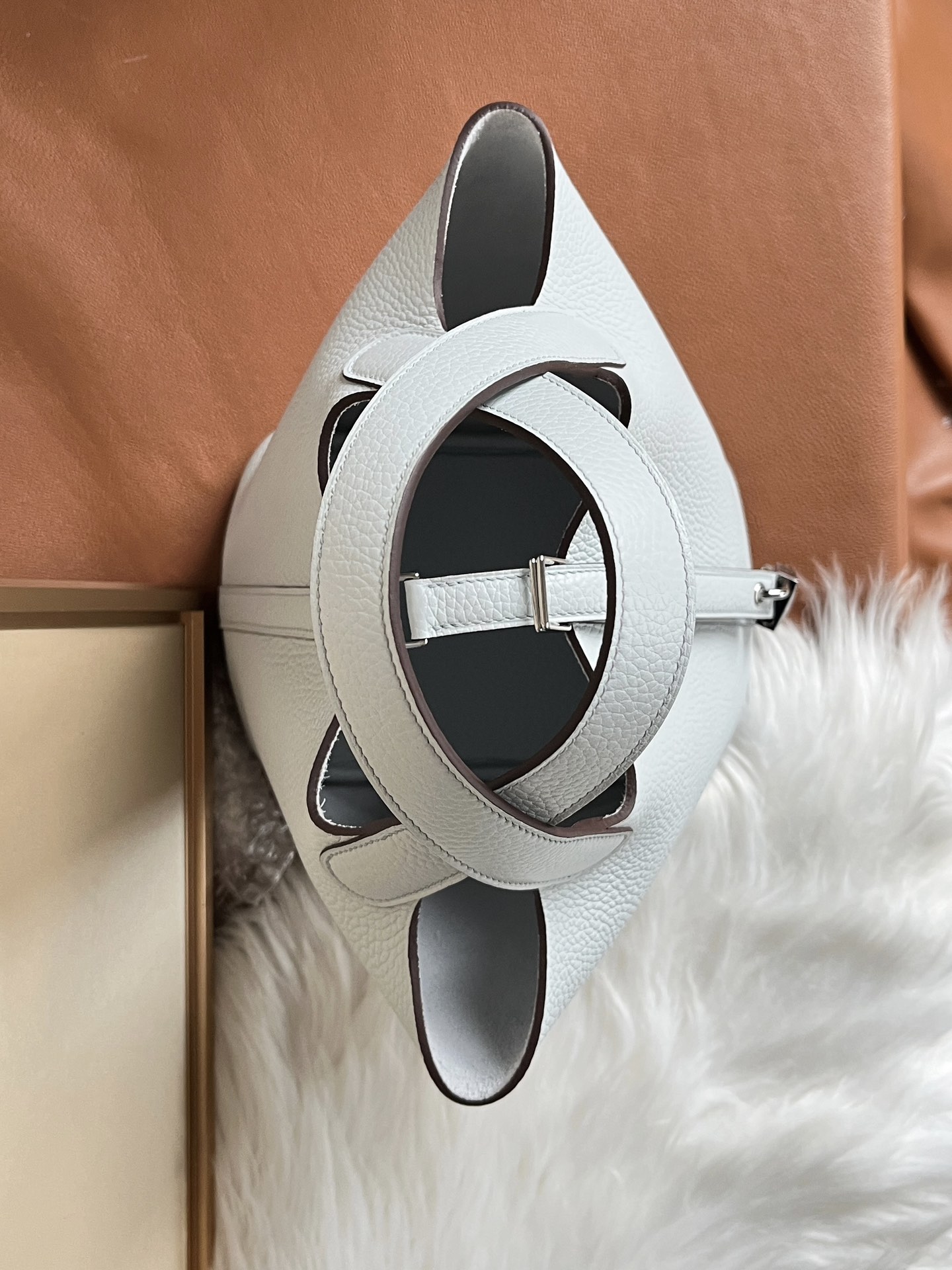 Hermes Picotin Lock 18Cm Gris Pale