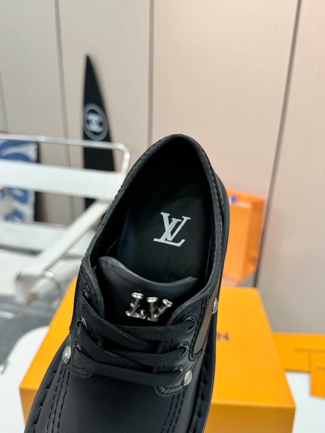 Louis Vuitton Lv Checker Derby Black 1Acn3J
