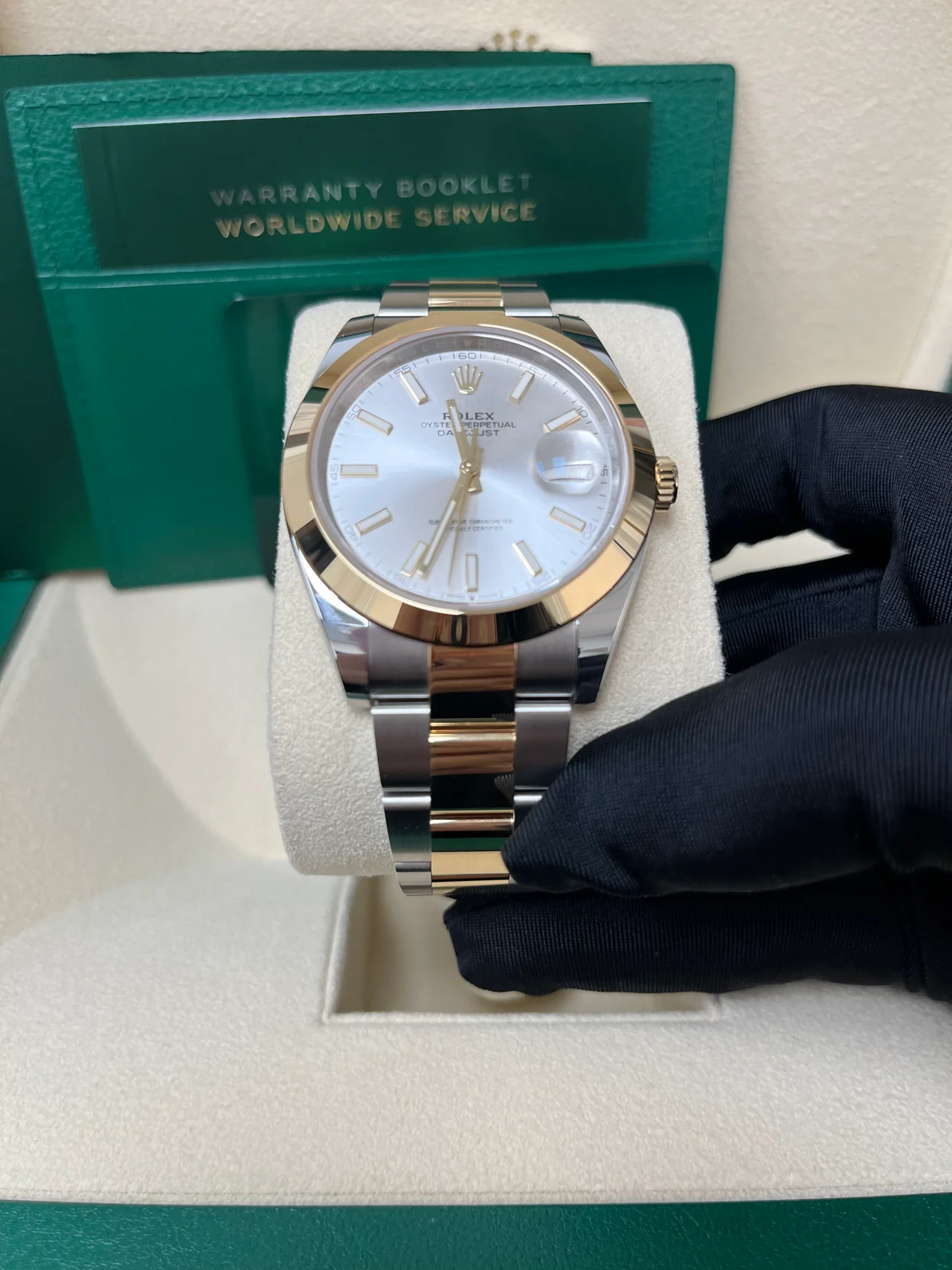[Superclone] Rolex Datejust 41mm Silver Dial Smooth Oyster 126303