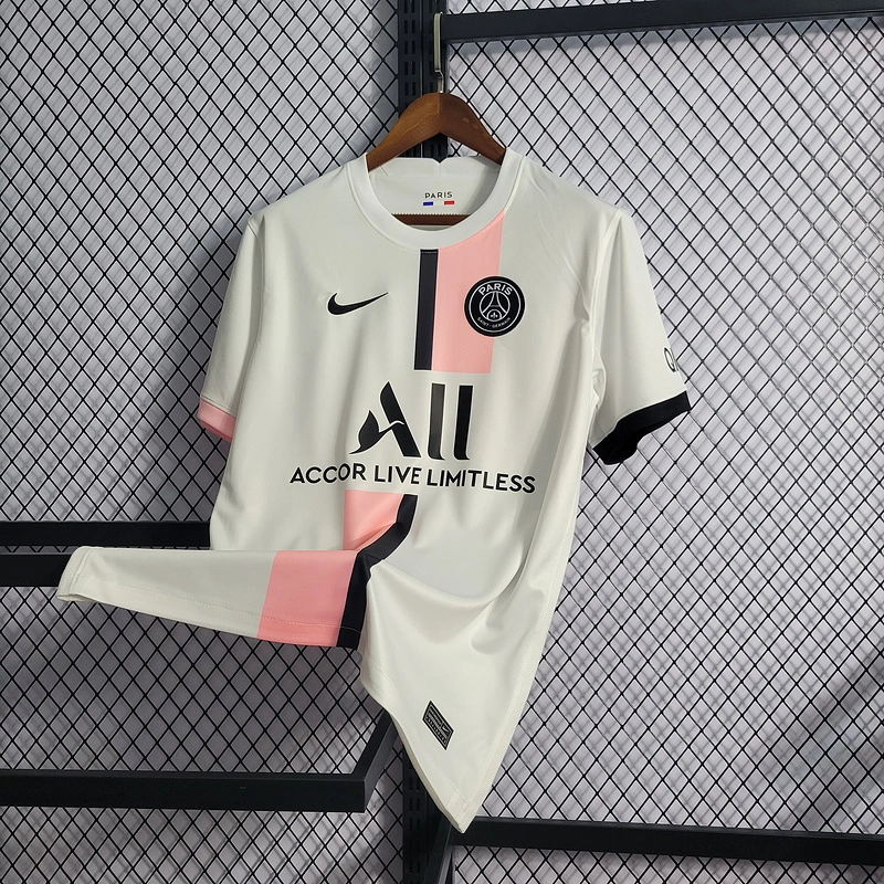 2021-22 PSG White Away Fan Edition Football jersey