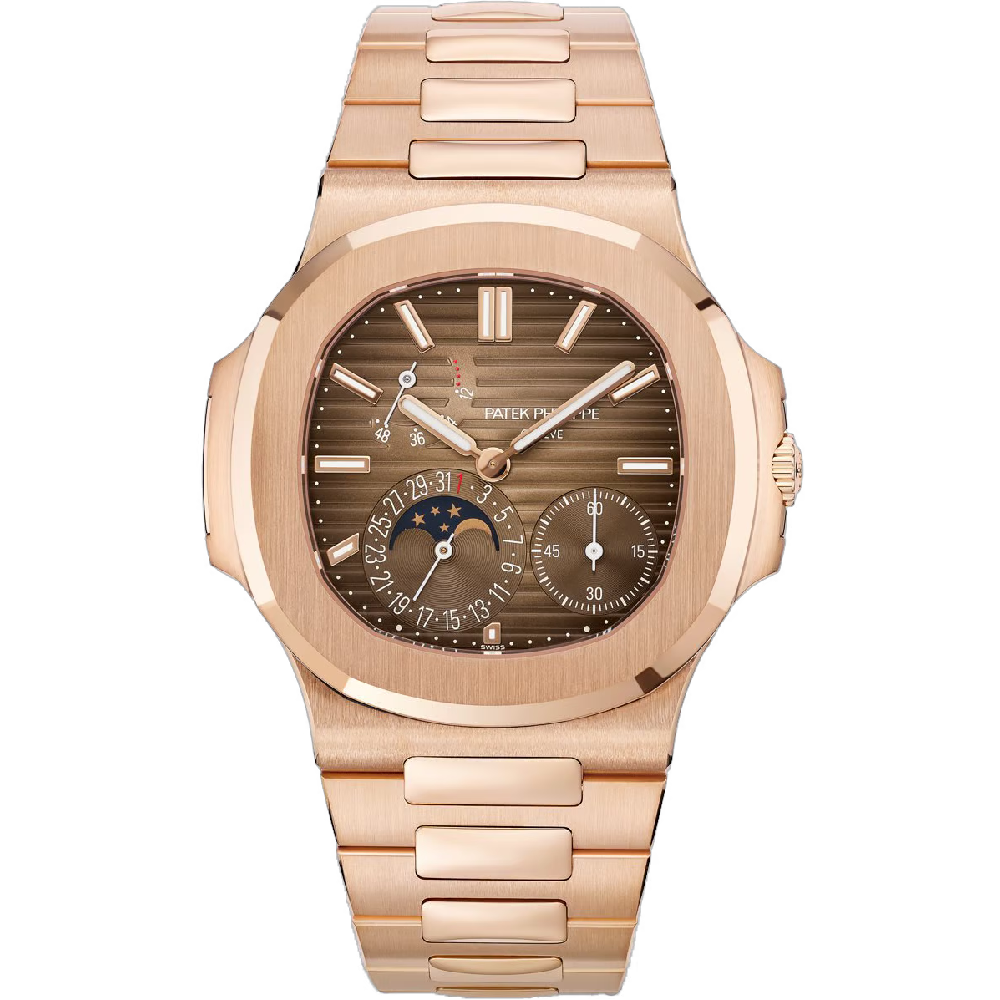 PATEK PHILIPPE NAUTILUS 5712/1R-001 MOON PHASE Rose Gold Watch 40MM