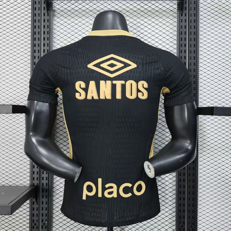 Player 2025-26 Santos Season Black Special Edition Football jersey
