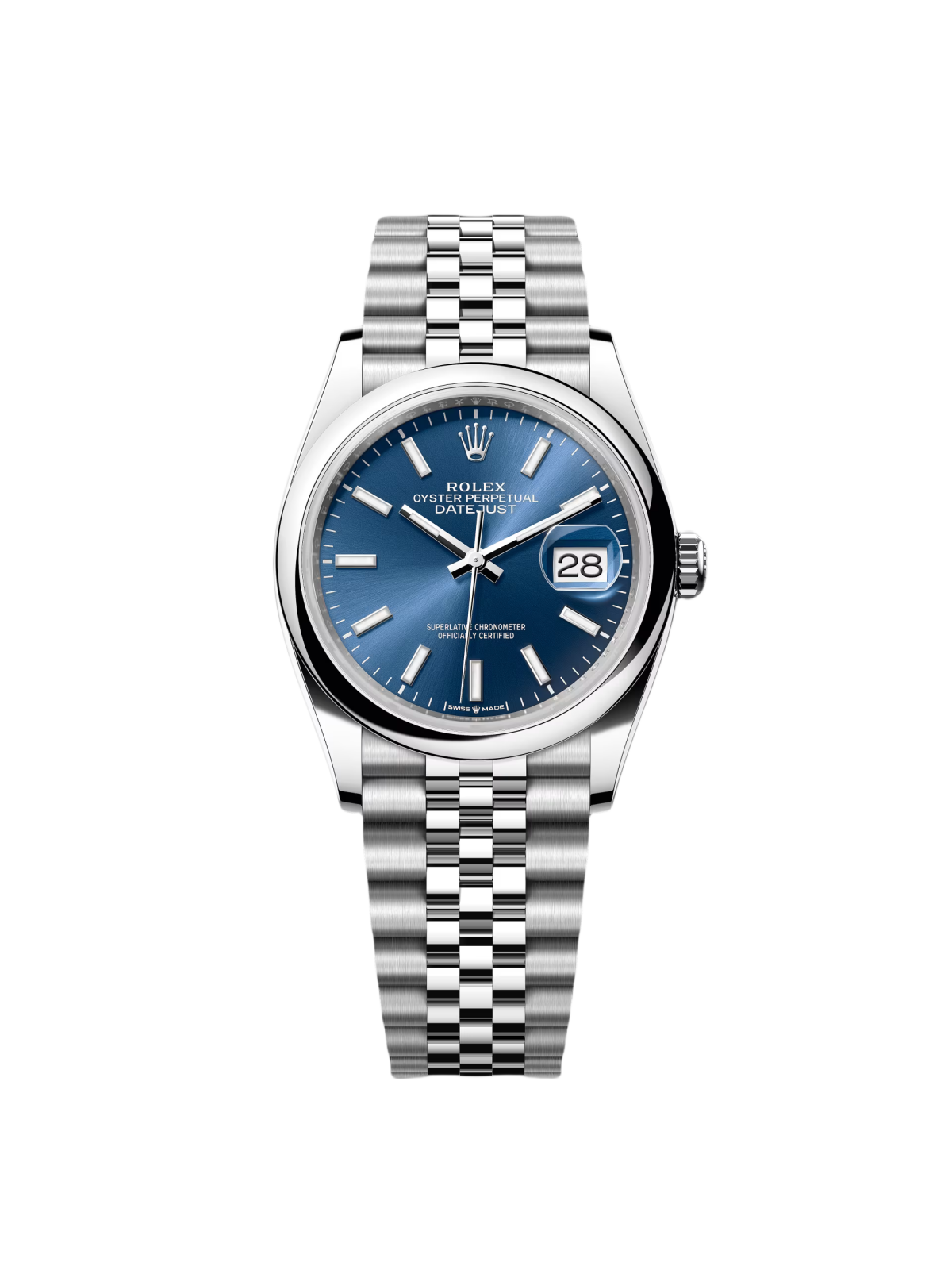 Rolex  Datejust 36mm 126200 Stainless Steel Blue Dial Oyster Watch