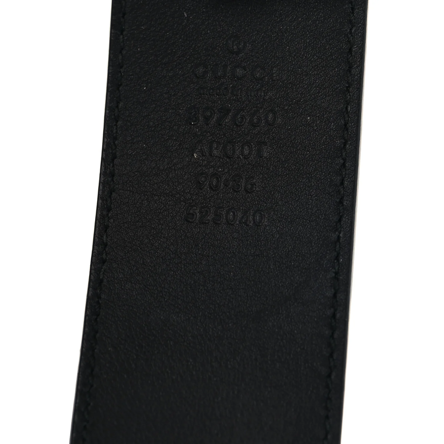 Calfskin Double G 40mm Belt 90 36 Black