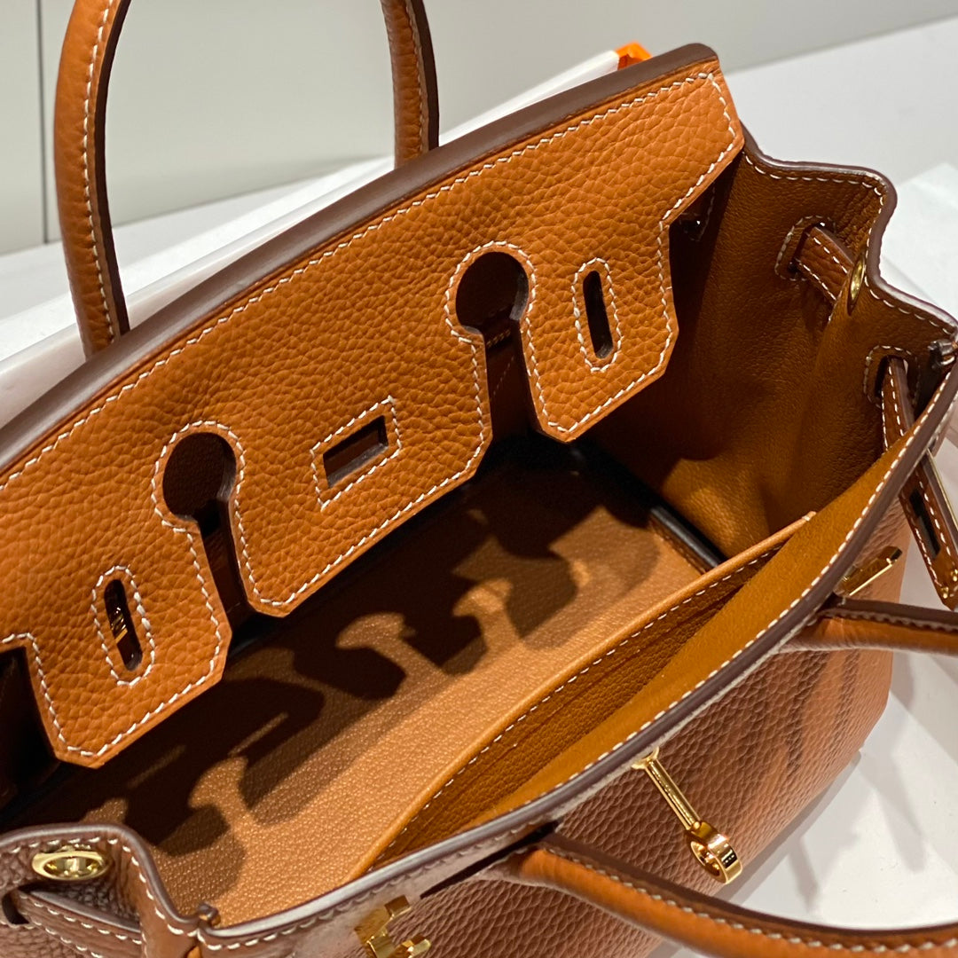 Hermes Birkin 20Cm Gold Togo Leather Gold Hardware
