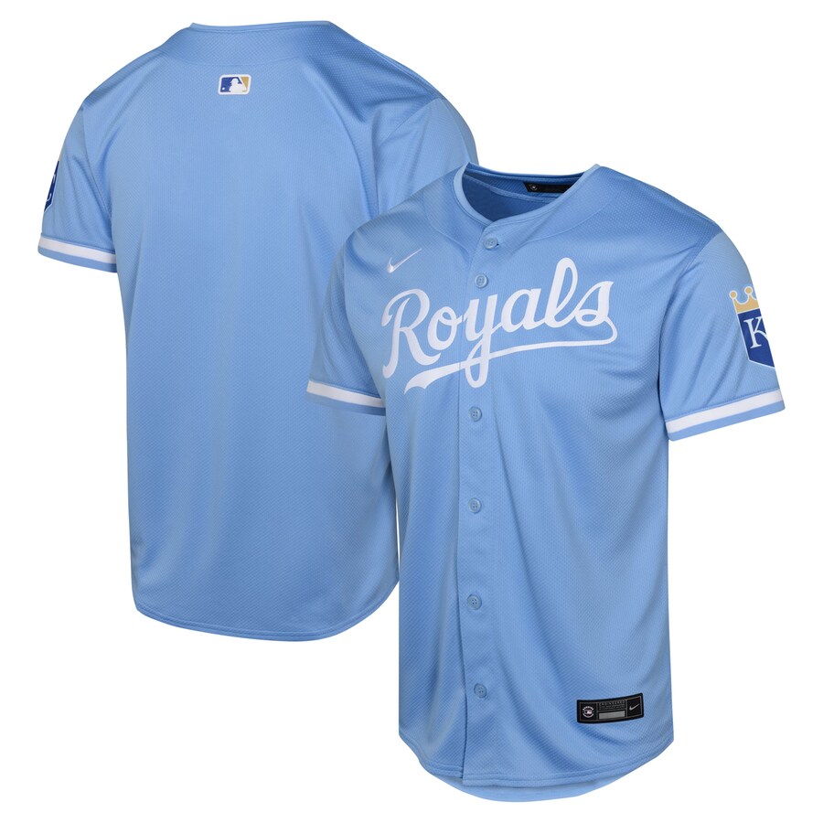 Kansas City Royals Youth Alternate Limited Jersey Light Blue