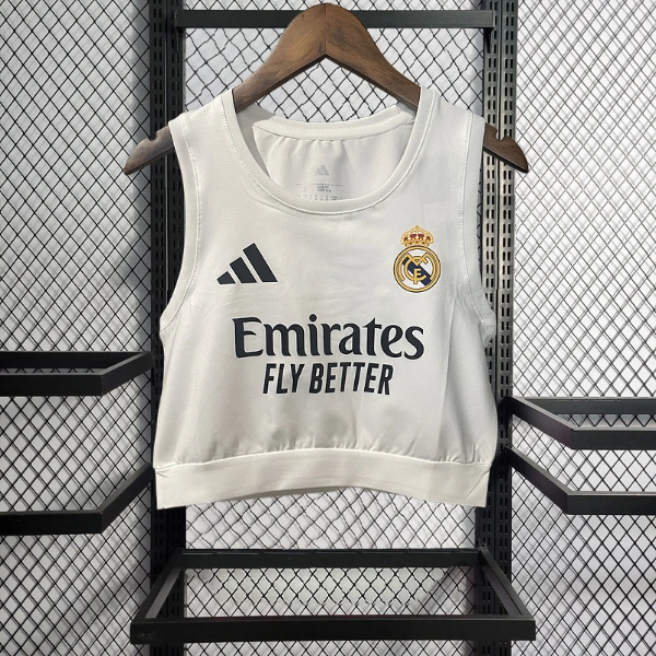 2025-26 Women's Real Madrid Football Yoga Vest Football jersey