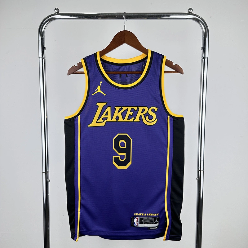 2023 NBA Lakers 9 JAMES JR Basketball Jersey
